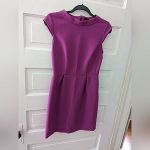 Fuschia Mod Work Dress - Ann Taylor 2
